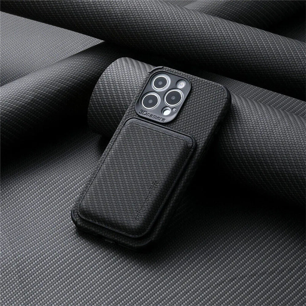 VierraSol | Funda de Cartera MagSafe | Soporte Magnético para Tarjetas de iPhone | Diseño Delgado