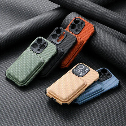 VierraSol | Funda de Cartera MagSafe | Soporte Magnético para Tarjetas de iPhone | Diseño Delgado
