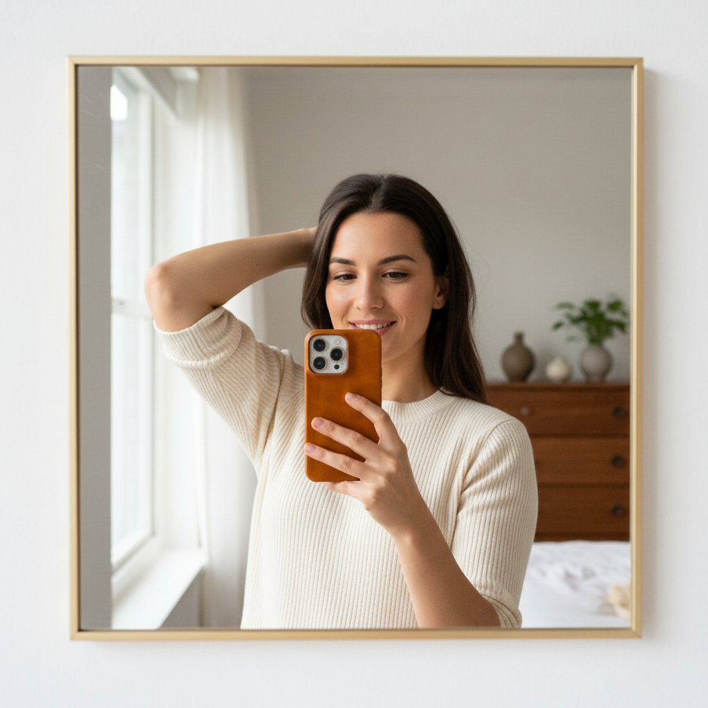 VierraSol | Funda de Cuero Genuino con Cera de Aceite para Apple iPhone