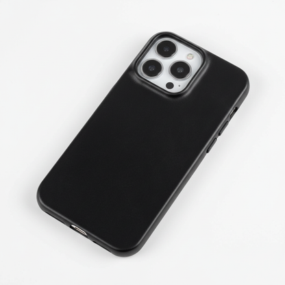 VierraSol | Funda de Cuero Genuino con Cera de Aceite para Apple iPhone