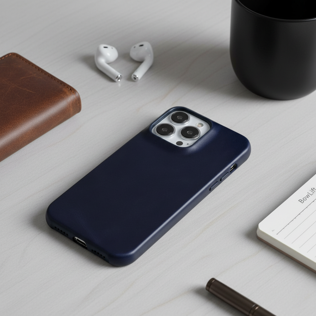 VierraSol | Funda de Cuero Genuino con Cera de Aceite para Apple iPhone