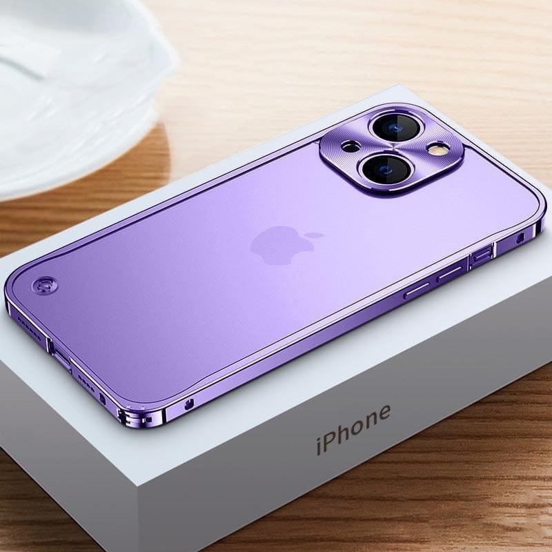 VierraSol | Funda de Metal para iPhone | Cubierta Protectora de Aluminio