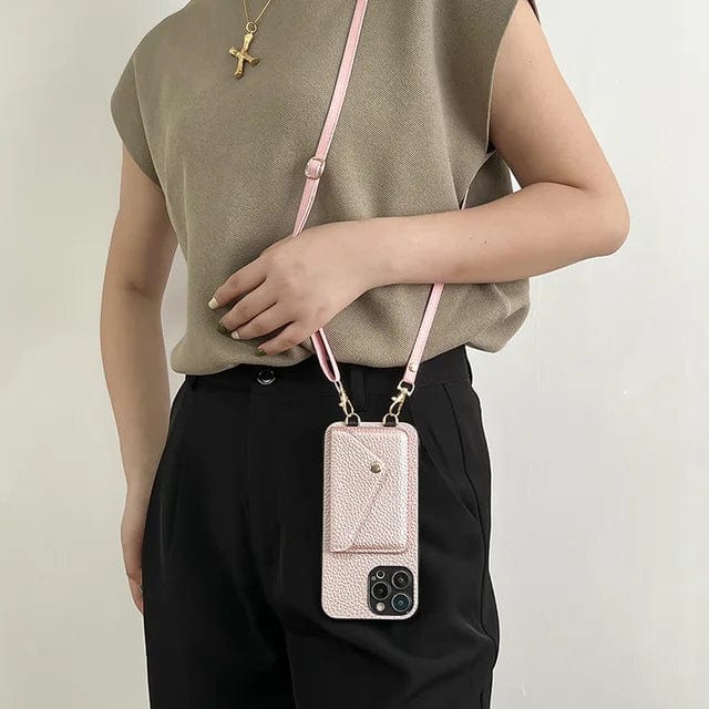 VierraSol | Funda de teléfono cruzada para mujer con soporte para tarjetas