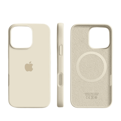 VierraSol | Funda Magnética de Silicona con Superficie Suave para iPhone