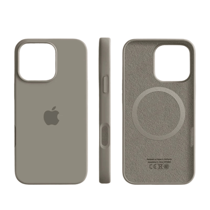 VierraSol | Funda Magnética de Silicona con Superficie Suave para iPhone