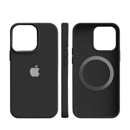 VierraSol | Funda Magnética de Silicona con Superficie Suave para iPhone