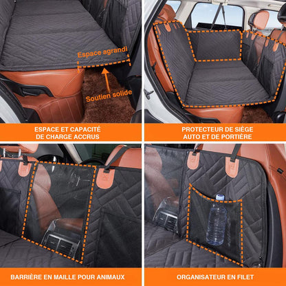 VierraSol | Funda para Coche para Perros con Protectores de Puerta
