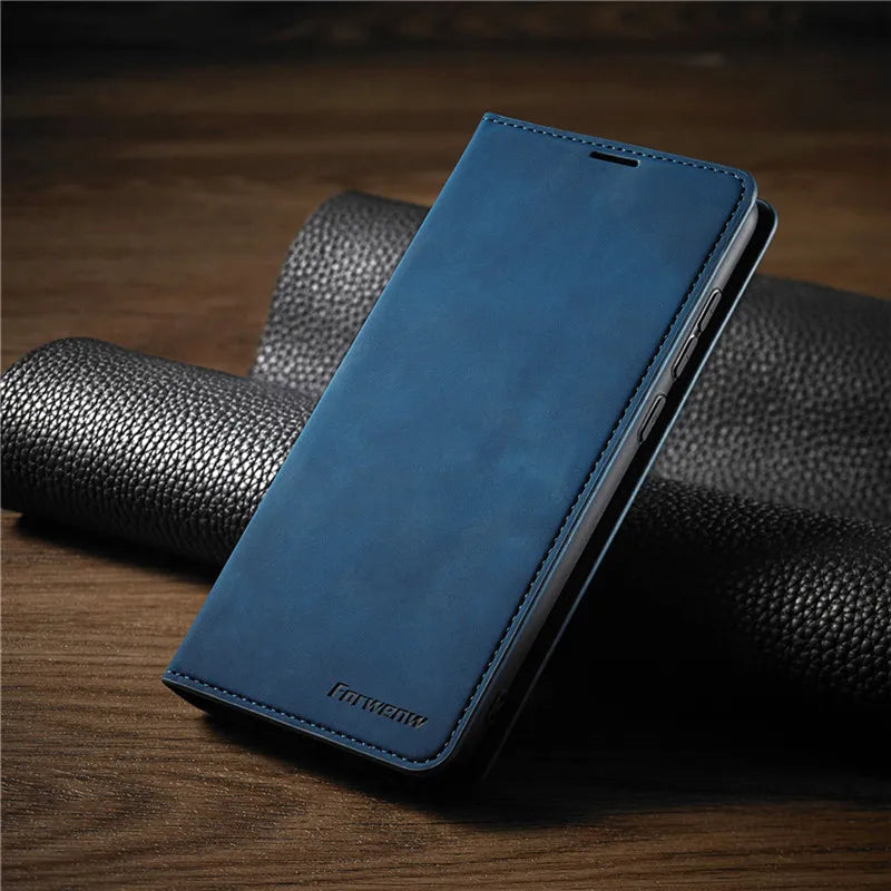VierraSol | Funda para iPhone: Estuche de Cuero Magnético para Protección Elegante