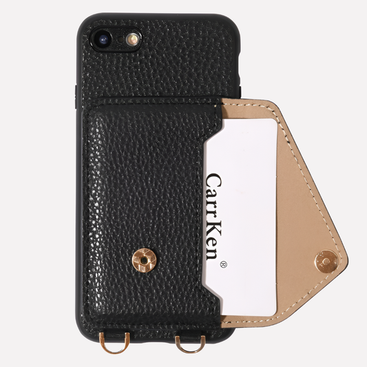 VierraSol | Funda para Teléfono con Soporte para Tarjetas y Correa