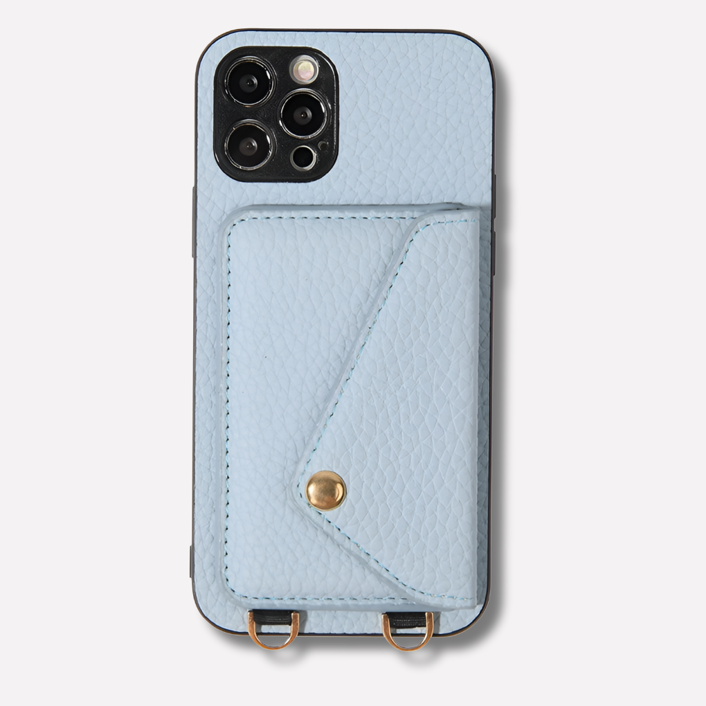 VierraSol | Funda para Teléfono con Soporte para Tarjetas y Correa