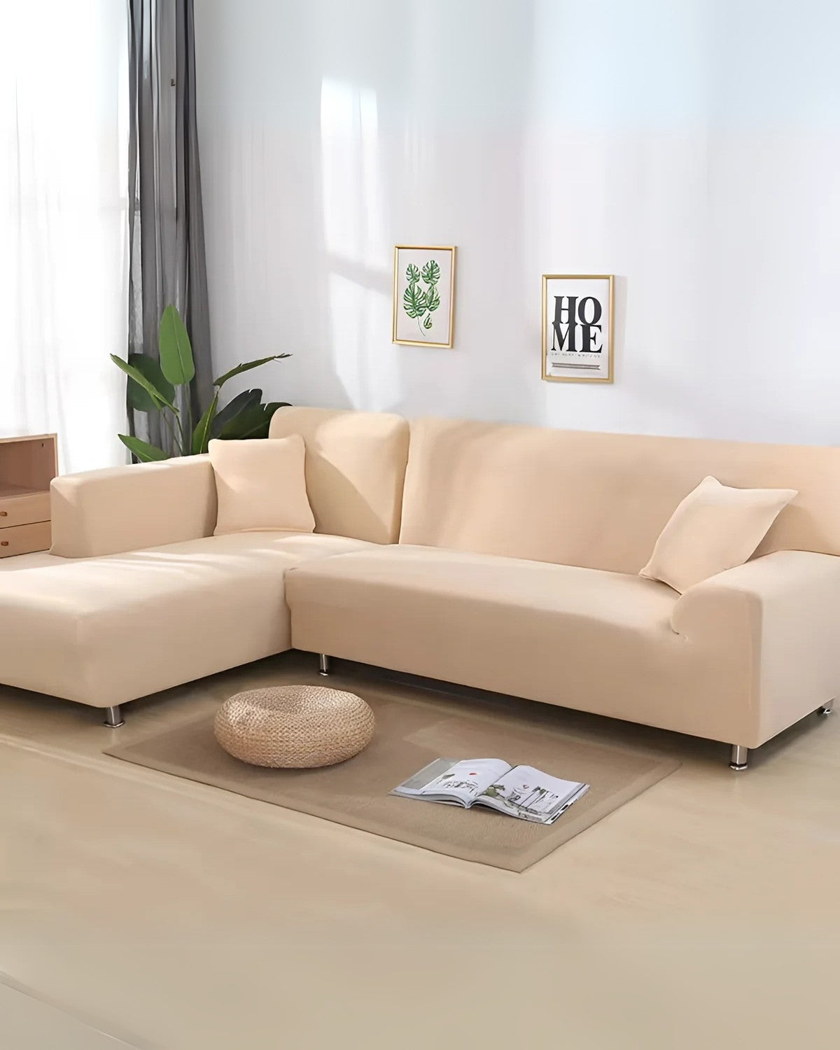 VierraSol | Fundas Elegantes para Sofás Modulares con Ajuste Flexible para Sofás Esquinados y Modulares