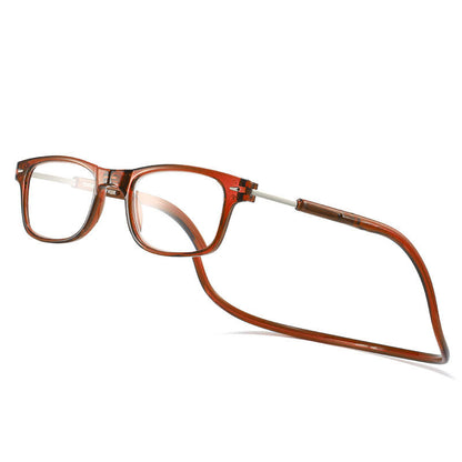 VierraSol | Gafas de lectura anti-pérdida y anti-luz azul colgantes magnéticas