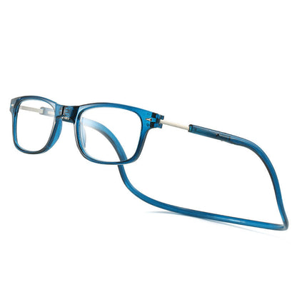 VierraSol | Gafas de lectura anti-pérdida y anti-luz azul colgantes magnéticas