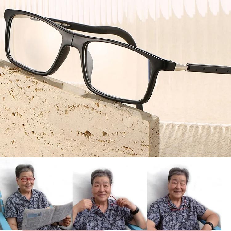 VierraSol | Gafas de lectura anti-pérdida y anti-luz azul colgantes magnéticas