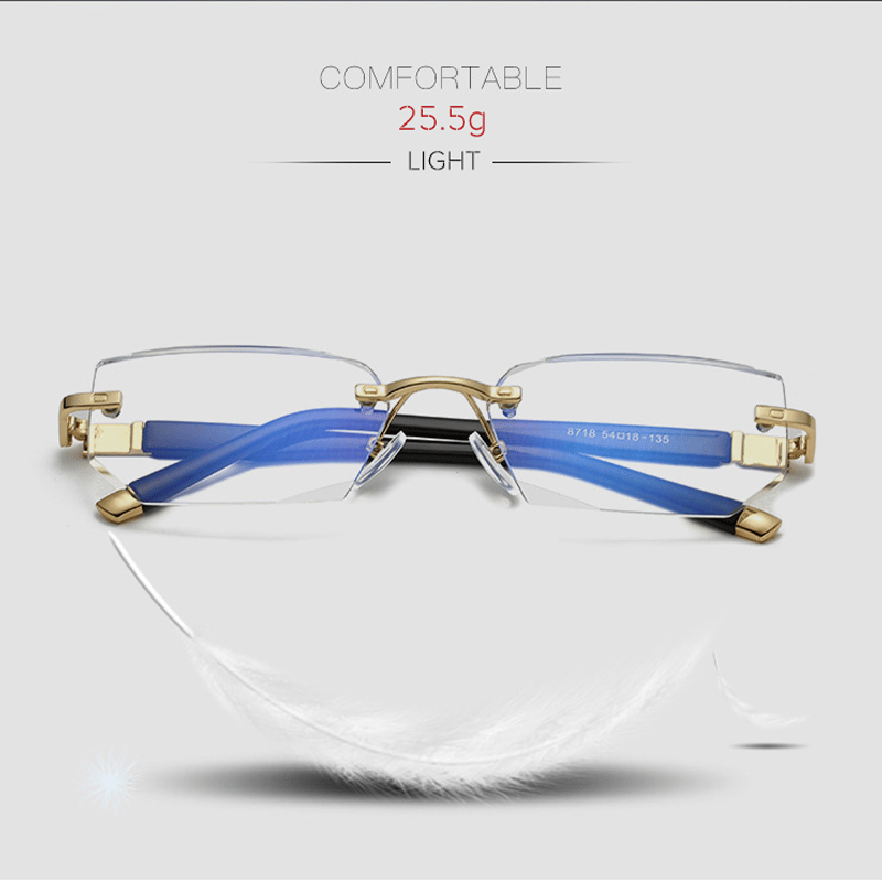 VierraSol | Gafas de Lectura Inteligentes Viselio con Lentes Progresivas | Ultra-Ligeras y Filtro de Luz Azul | Para Visión de Cerca y Lejana | Marco de Titanio TR90