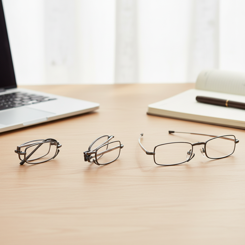 VierraSol | Gafas de Lectura Plegables - Portátiles con Estuche