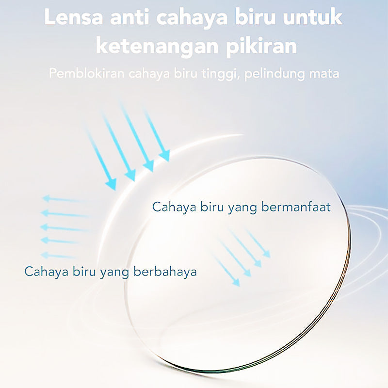 VierraSol | Gafas de Media Montura con Bloqueo de Luz Azul