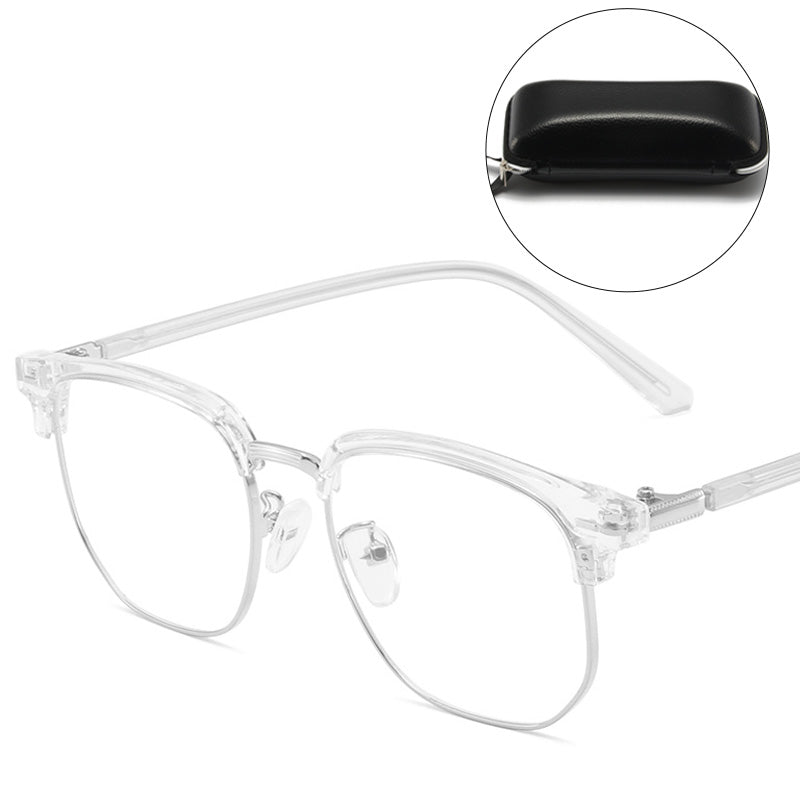 VierraSol | Gafas de Media Montura con Bloqueo de Luz Azul