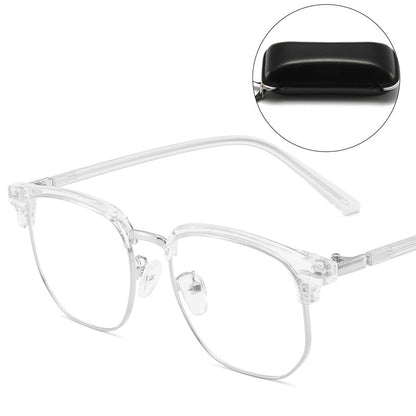 VierraSol | Gafas de Media Montura con Bloqueo de Luz Azul