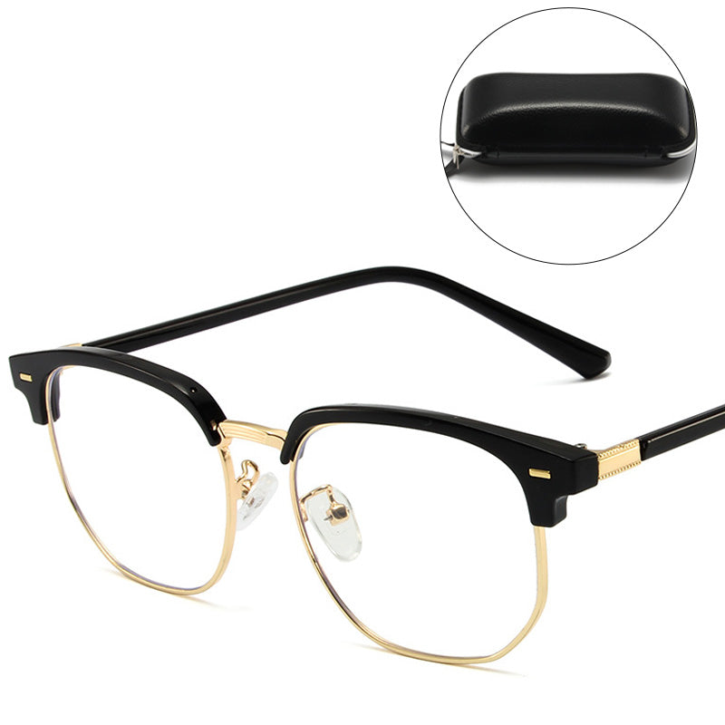 VierraSol | Gafas de Media Montura con Bloqueo de Luz Azul