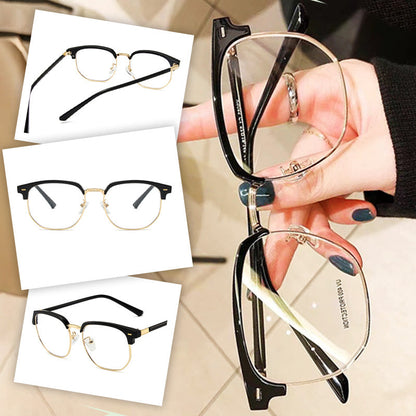 VierraSol | Gafas de Media Montura con Bloqueo de Luz Azul