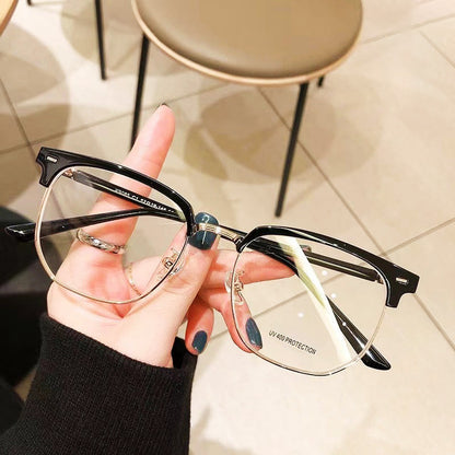 VierraSol | Gafas de Media Montura con Bloqueo de Luz Azul
