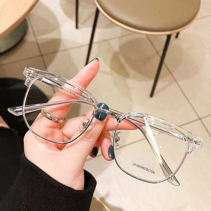 VierraSol | Gafas de Media Montura con Bloqueo de Luz Azul