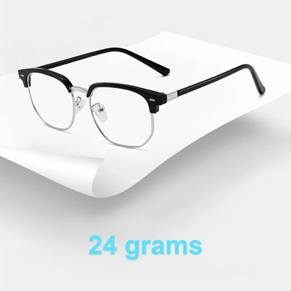 VierraSol | Gafas de Media Montura con Bloqueo de Luz Azul