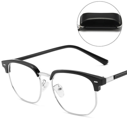 VierraSol | Gafas de Media Montura con Bloqueo de Luz Azul