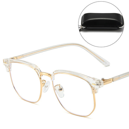 VierraSol | Gafas de Media Montura con Bloqueo de Luz Azul