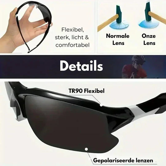 VierraSol | Gafas de Sol Deportivas Polarizadas Diseño Envolvente