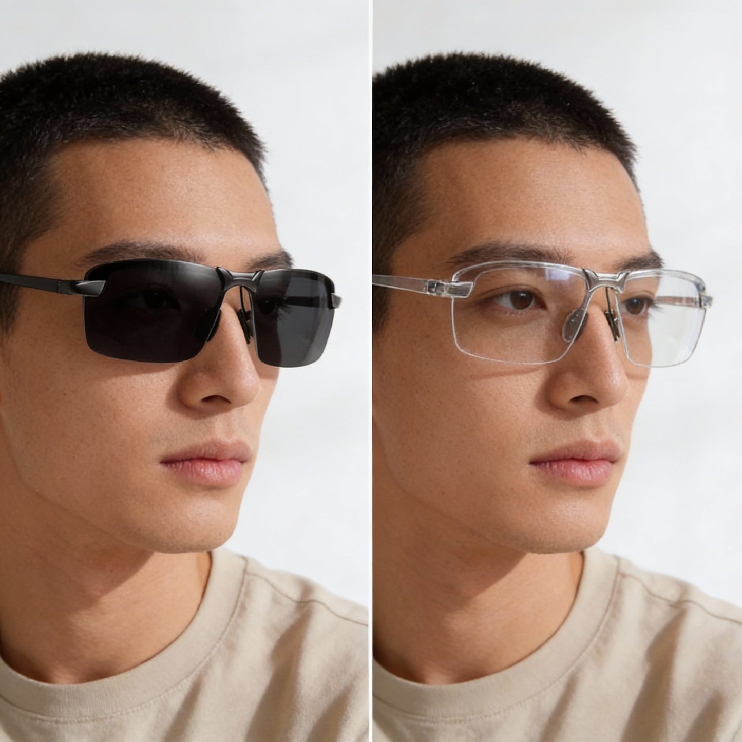 VierraSol | Gafas de Sol Fotocromáticas Polarizadas | Protección UV400 | Ajuste Automático de Luz (Día y Noche) | Reducción Inteligente del Deslumbramiento para Conductores y Actividades al Aire Libre