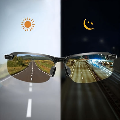 VierraSol | Gafas de Sol Fotocromáticas Polarizadas | Protección UV400 | Ajuste Automático de Luz (Día y Noche) | Reducción Inteligente del Deslumbramiento para Conductores y Actividades al Aire Libre
