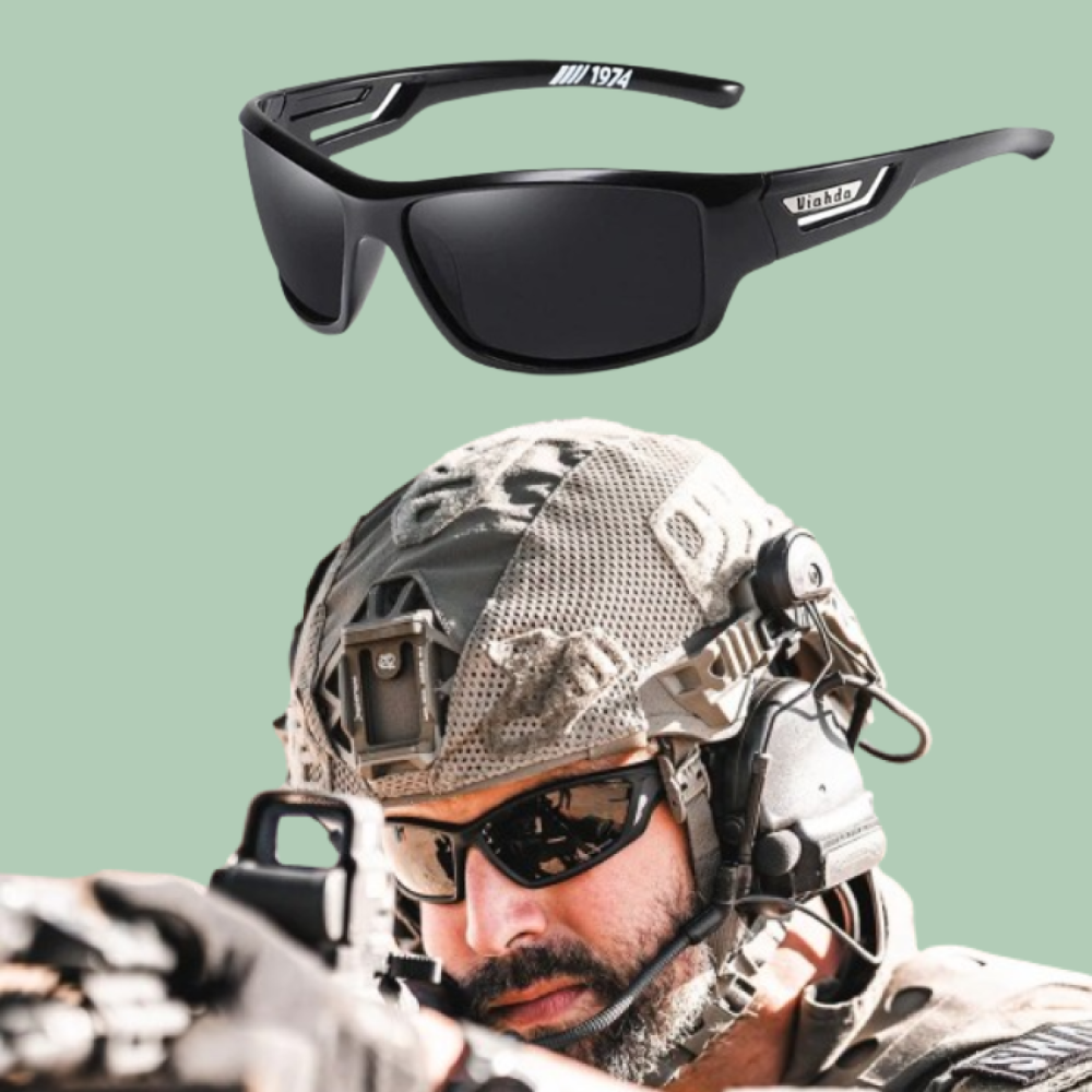 VierraSol | Gafas de Sol Militares Polarizadas UV 400 para Pesca
