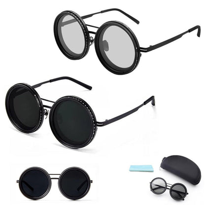 VierraSol | Gafas de sol redondas con tinte ajustable