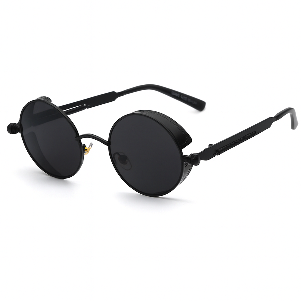 VierraSol | Gafas de sol redondas para hombres estilo punk
