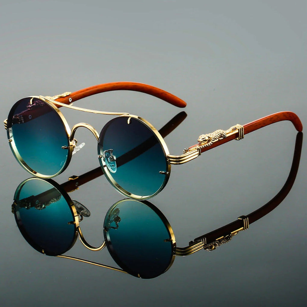 VierraSol | Gafas de sol unisex con doble puente redondo