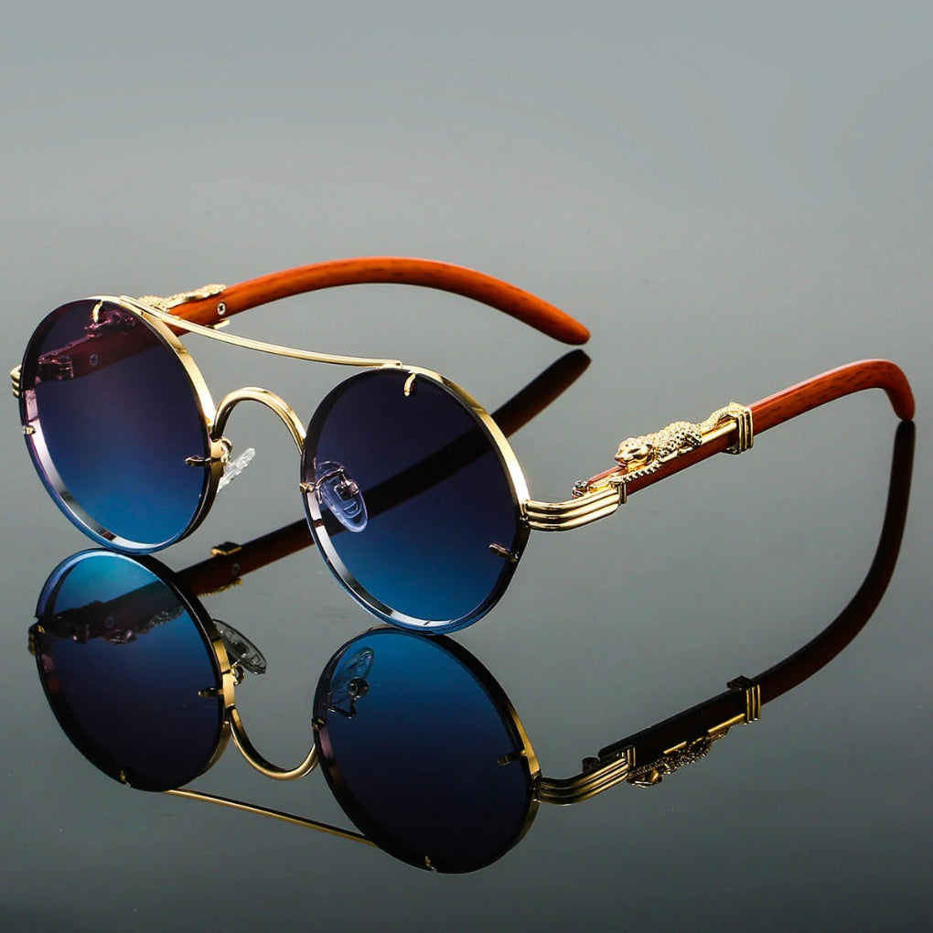 VierraSol | Gafas de sol unisex con doble puente redondo