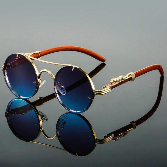 VierraSol | Gafas de sol unisex con doble puente redondo