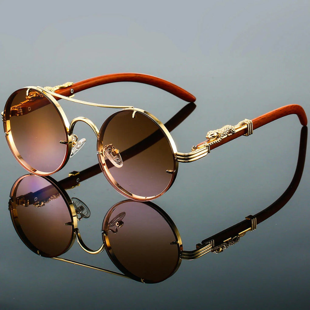 VierraSol | Gafas de sol unisex con doble puente redondo