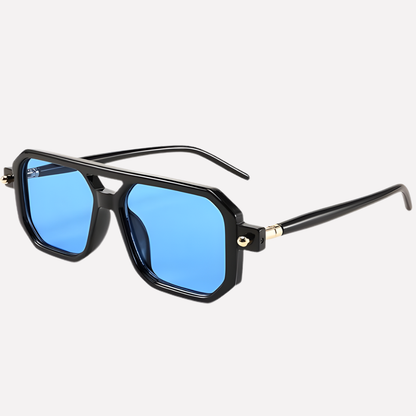 VierraSol | Gafas de Sol Unisex Estilo Aviador Cuadradas con Montura Retro