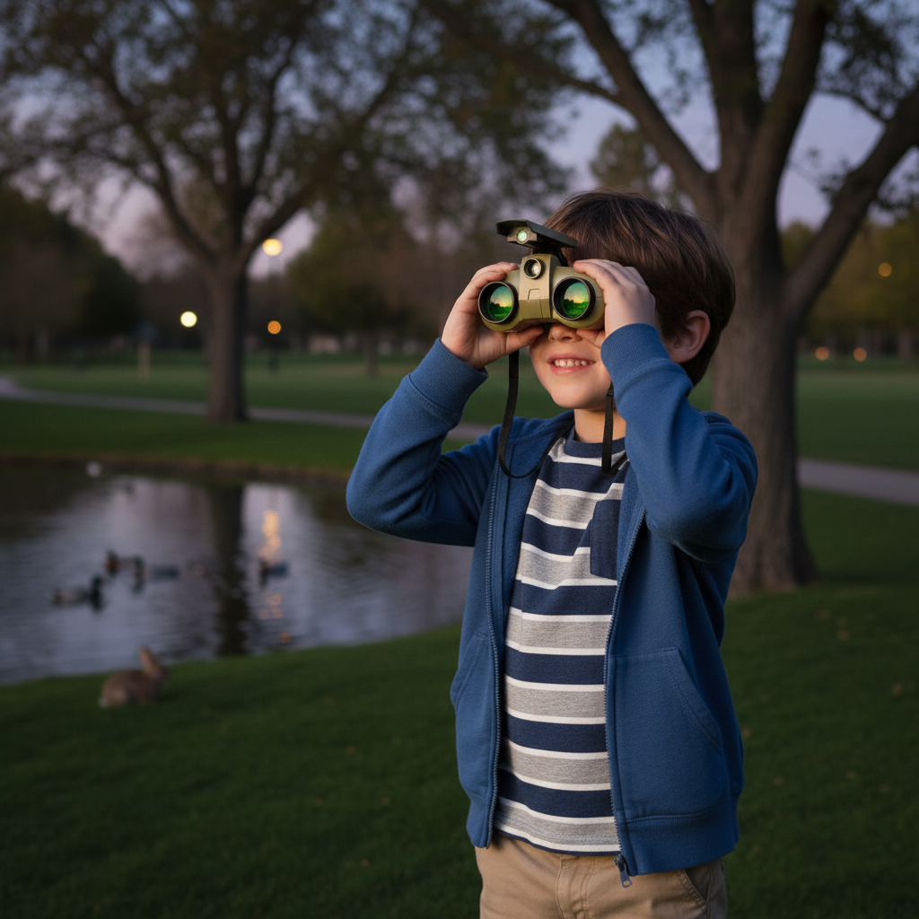 VierraSol | Gafas de Visión Nocturna para Niños Binoculares Juguete de Aventura