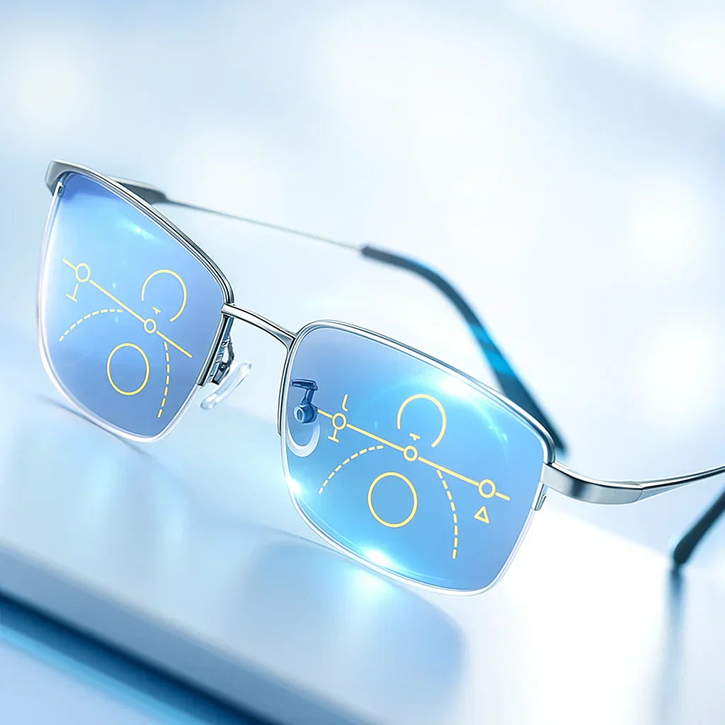 VierraSol | Gafas Multifocales Progresivas para una Visión Clara - Diseño Inteligente Alemán para el Uso Diario