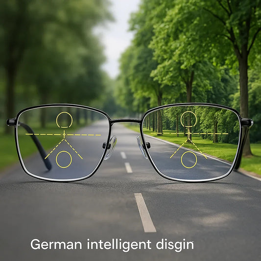 VierraSol | Gafas Multifocales Progresivas para una Visión Clara - Diseño Inteligente Alemán para el Uso Diario