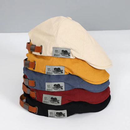 VierraSol | Gorra plana para hombres con correa ajustable