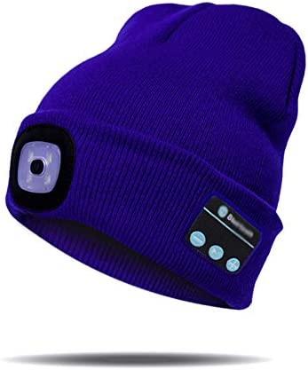 VierraSol | Gorro Beanie Bluetooth con Luz y Auriculares Inalámbricos
