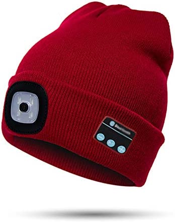 VierraSol | Gorro Beanie Bluetooth con Luz y Auriculares Inalámbricos