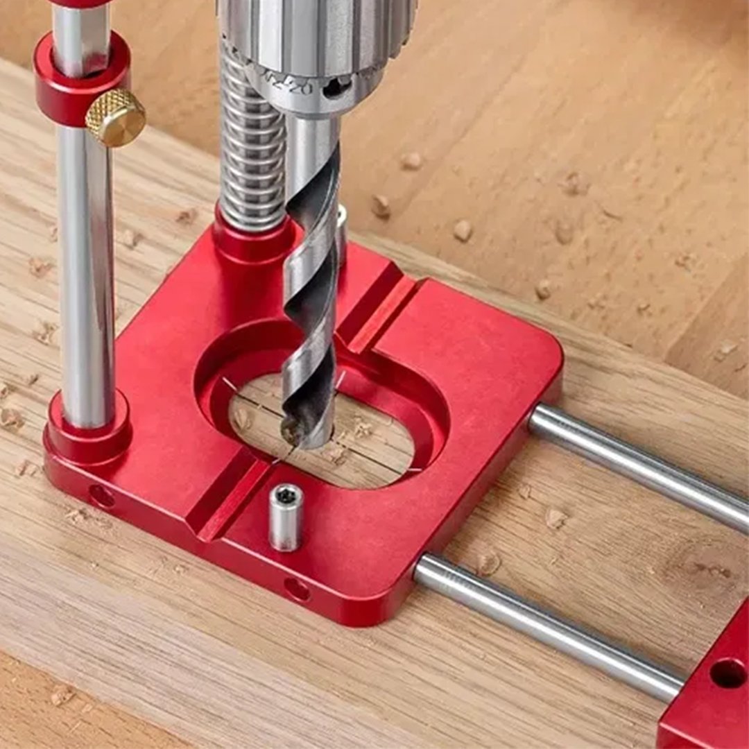VierraSol | Guía de Taladro para Taladros Portátiles - Jig de Carpintería Portátil y Ajustable