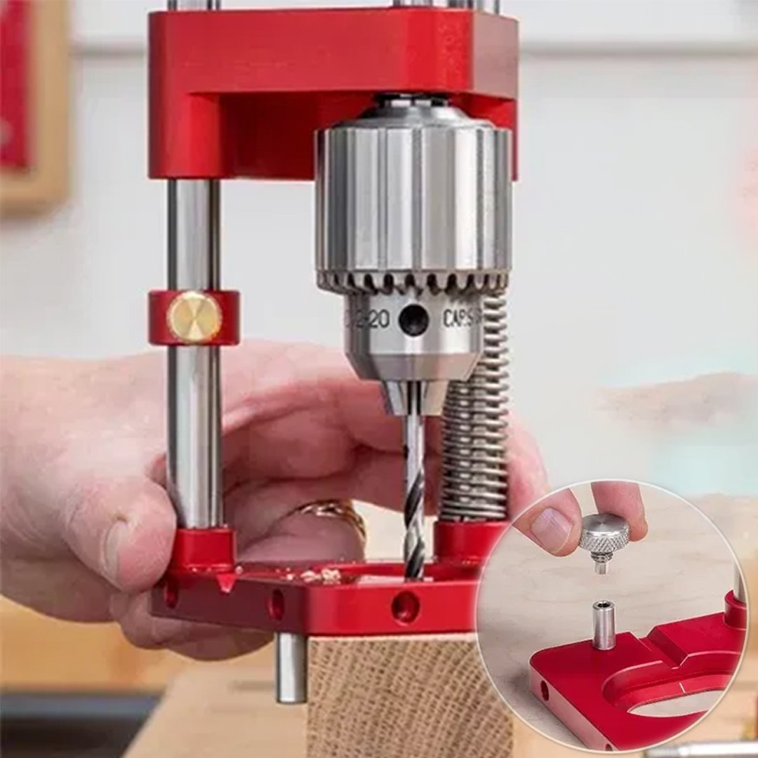 VierraSol | Guía de Taladro para Taladros Portátiles - Jig de Carpintería Portátil y Ajustable