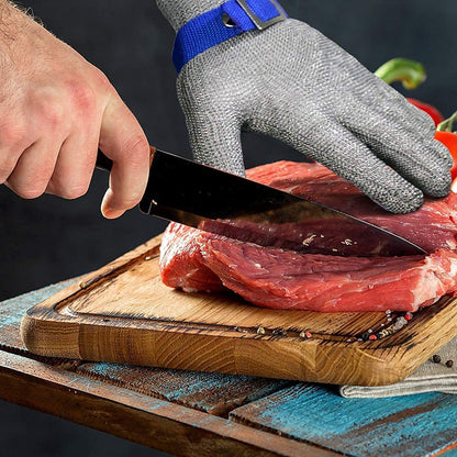 VierraSol | Guante de Metal de Malla de Acero Inoxidable de Grado Alimenticio